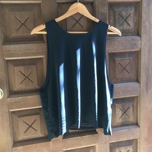 Sweaty Betty laser cut top